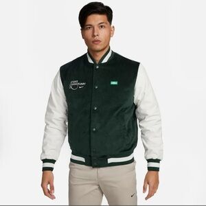 Nike Sport Sanctuary Corduroy Wellness Dept. Jacket FB9972-397 Size XXL Green